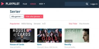 Hitta film och tv på nätet – samlad på en hemsida