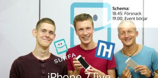 iPhone 7 presenteras – Surfa streamar live kl. 18:45