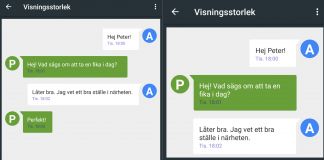 Se mer och se bättre med skalning i Android 7 Visningsstorlek i Android 7