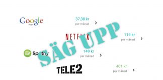 Håll koll och säg upp dina prenumerationer, från en app