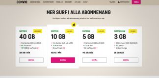 Comviq dubblerar surfen – får nya utmärkelser