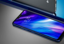 LG G7 ThinQ har LCD-skärm med flärp och 1 000 nits