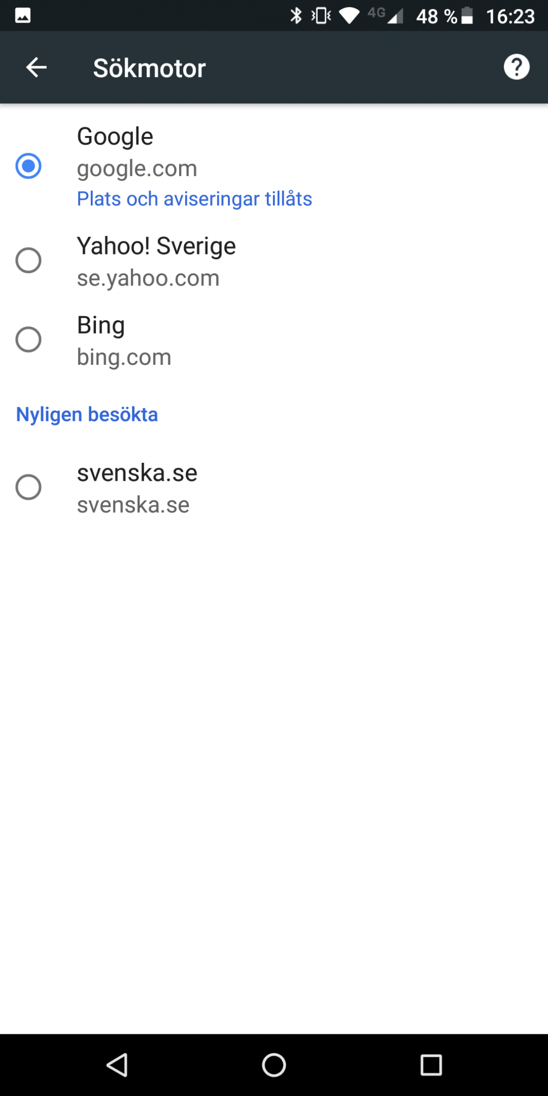 Ta Bort Yahoo Som Sökmotor Chrome