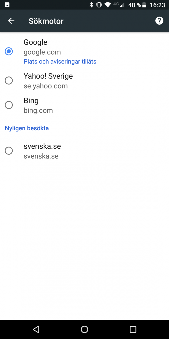 Ta Bort Yahoo Som Sökmotor Chrome