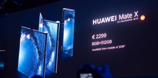 Huawei Mate X är 8 tum vikbar 5G-smartphone