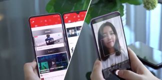 Kameror under skärmar i två nya videos Kamera under skärm