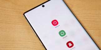 Att stänga av Samsung Galaxy Note 10 och Note 10+