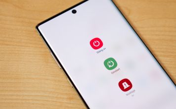 Att stänga av Samsung Galaxy Note 10 och Note 10+
