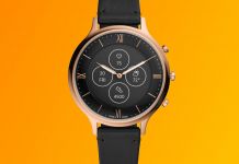 Fossils smartklocka har visare för två veckors batteritid