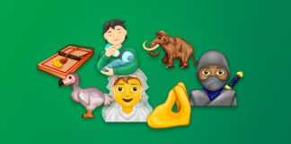117 nya emojis inkluderar ninja och glädjetår