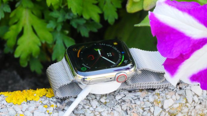 Laddning Apple Watch 5 test